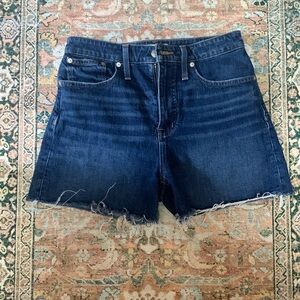 Madewell high rise curvy shorts